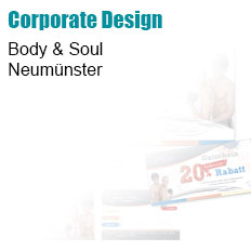 Body & Soul, Neumünster - Briefpapier/Visitenkarte/Flyer